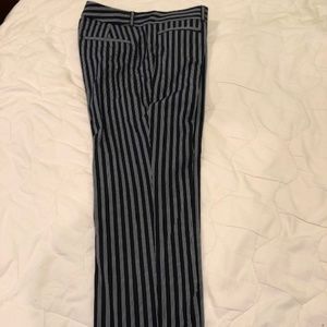 BANANA REPUBLIC PANTS blue and white stripes
